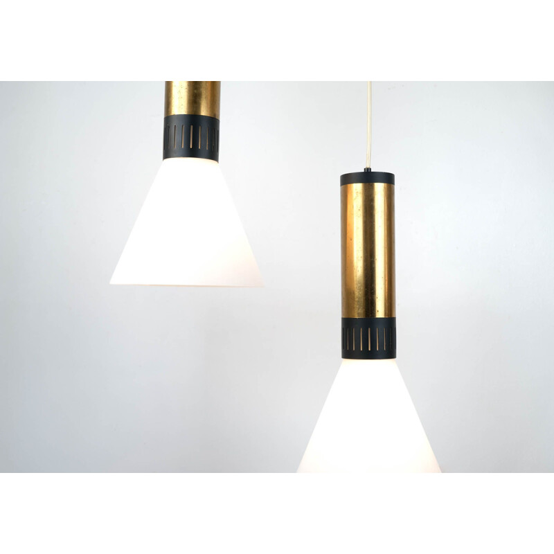 Vintage pendant lamp Stilnovo, Italy 1950