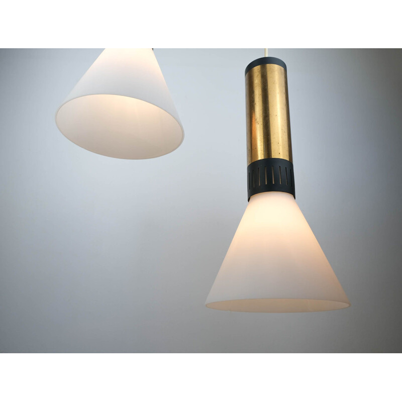 Vintage pendant lamp Stilnovo, Italy 1950