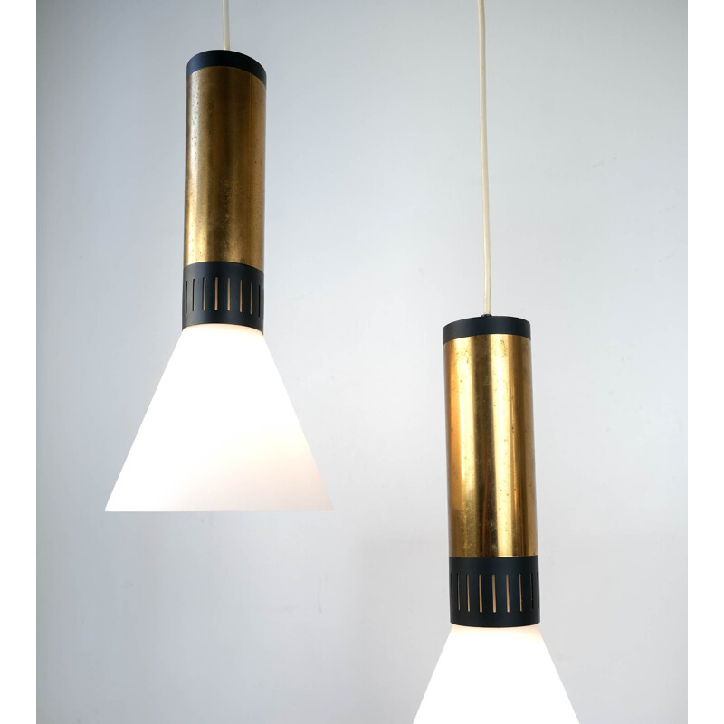 Vintage pendant lamp Stilnovo, Italy 1950