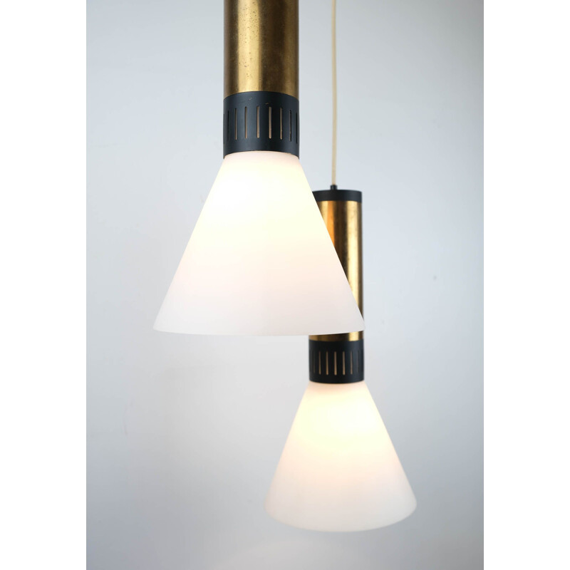 Vintage pendant lamp Stilnovo, Italy 1950