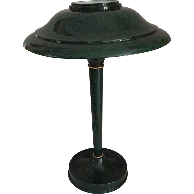 Vintage lamp in enamelled sheet metal