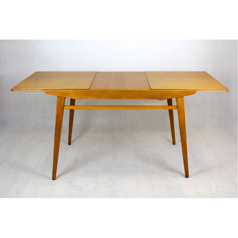 Extendable oakwood dining table from Tatra, 1960s