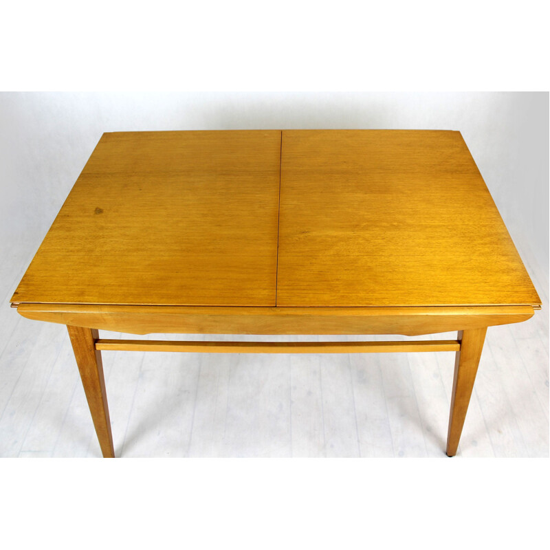 Extendable oakwood dining table from Tatra, 1960s