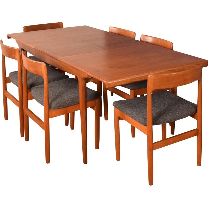 Mid century teak dining set, Denmark 1960s