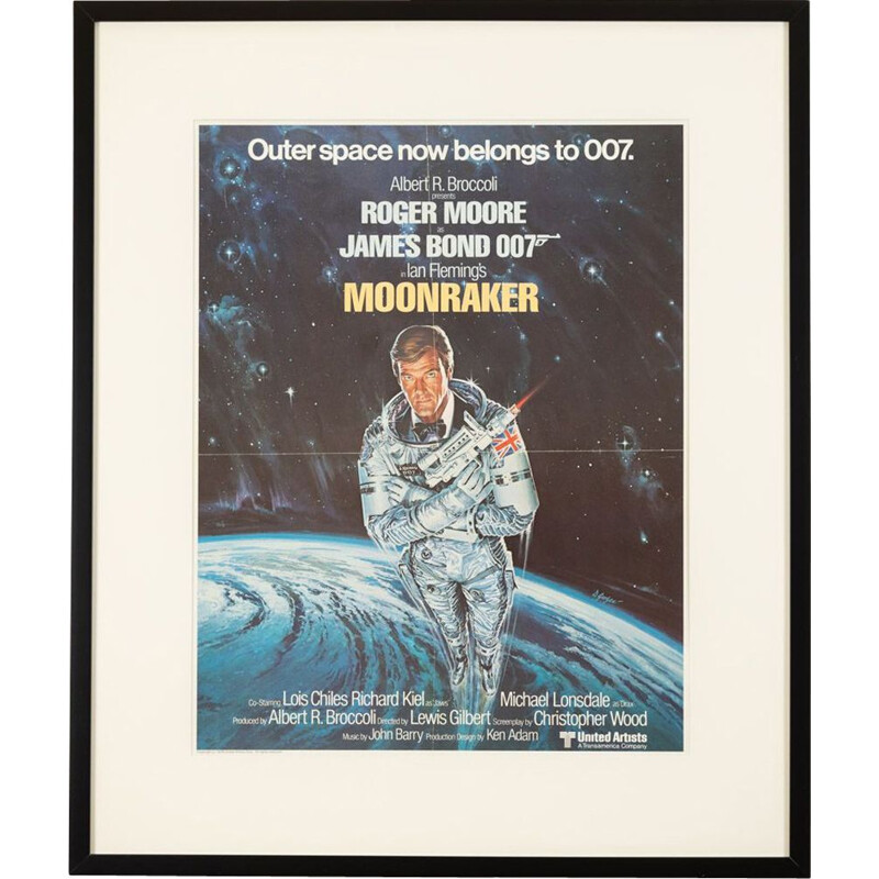 Plakat Jahrgang "Moonraker" par Daniel Goozee, 1979