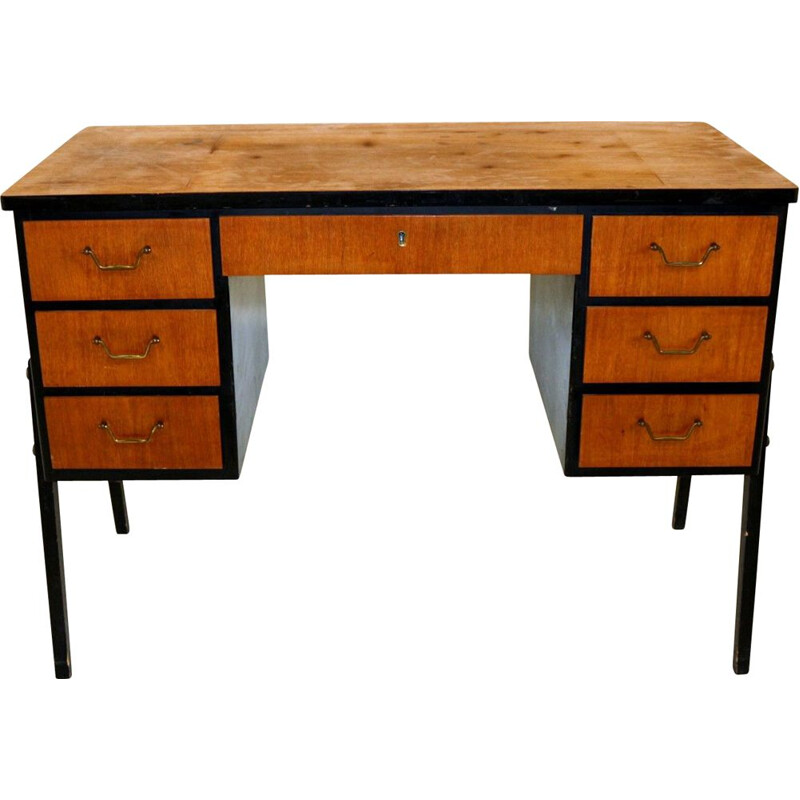 Mid century teak desk, Sweden 1950