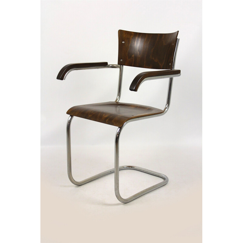 Cadeira cantilever vintage Fn 6 de Mart Stam para Mücke-Melder, 1930