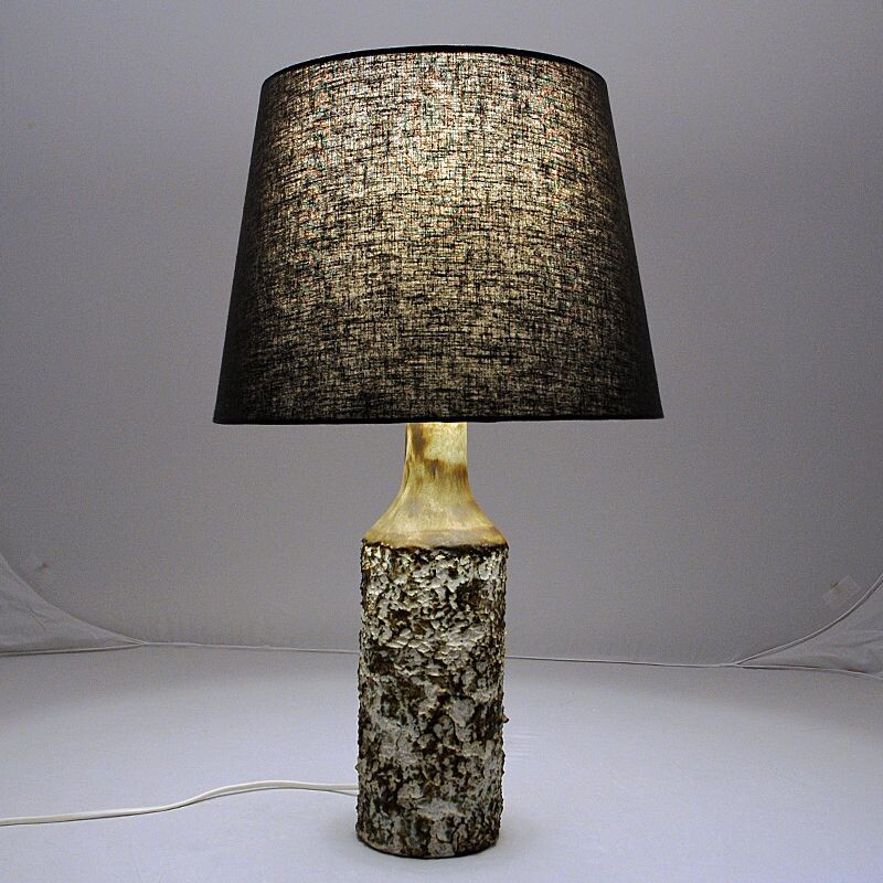 Lampe de table vintage en céramique par Bruno Karlsson pour Ego, Suède 1970