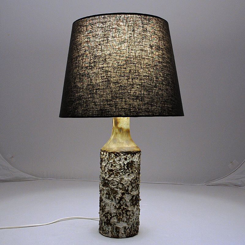 Vintage ceramic table lamp by Bruno Karlsson for Ego, Sweden 1970