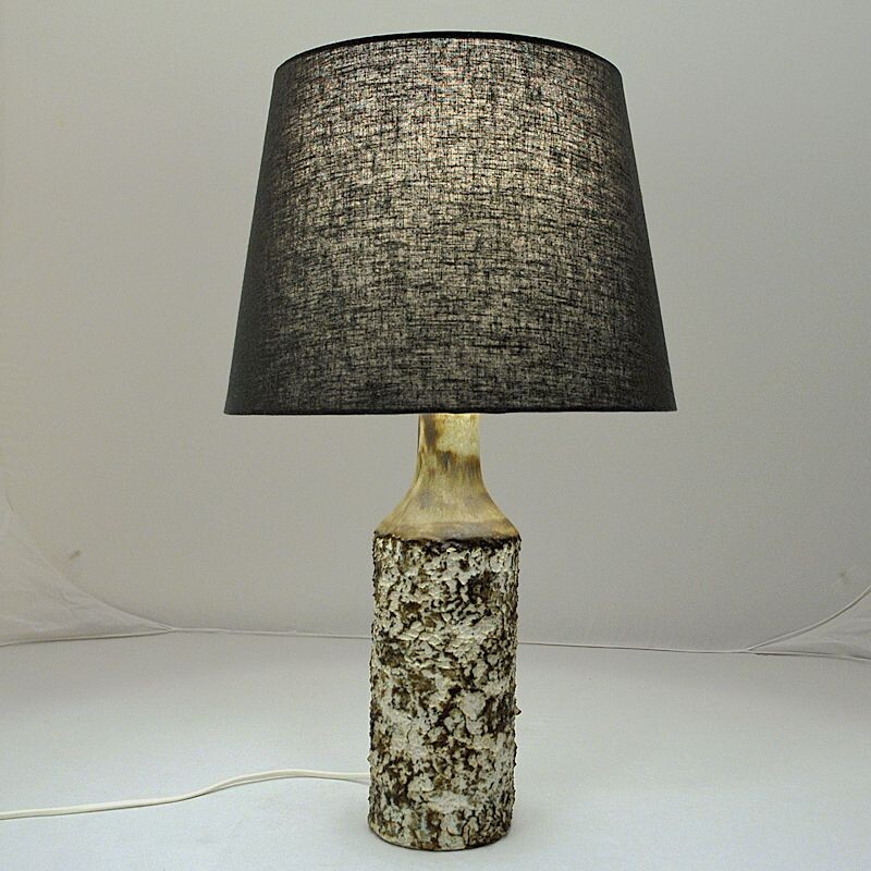 Lampe de table vintage en céramique par Bruno Karlsson pour Ego, Suède 1970