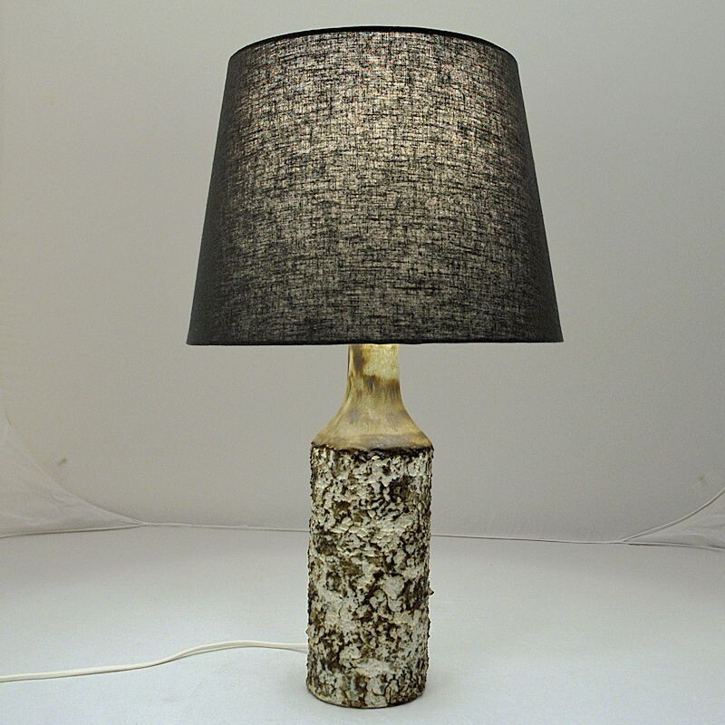 Vintage ceramic table lamp by Bruno Karlsson for Ego, Sweden 1970