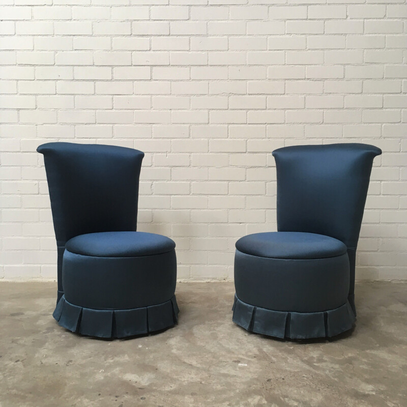 Pair of vintage cocktail chairs