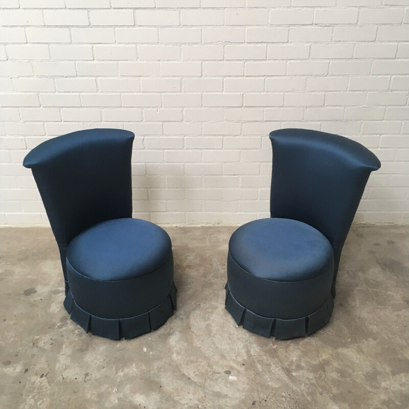 Pair of vintage cocktail chairs