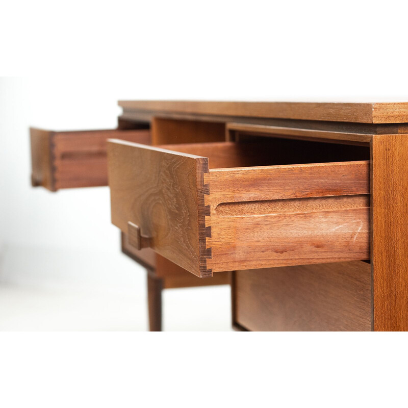 Danish vintage Range teak desk by Kofod Larsen for G Plan