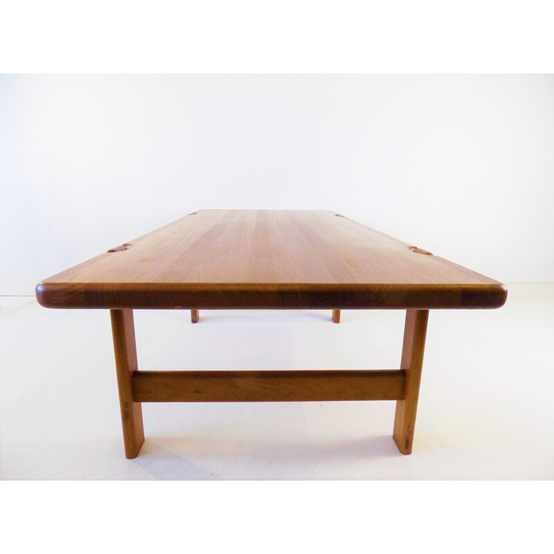 Vintage teak coffee table by Niels Bach