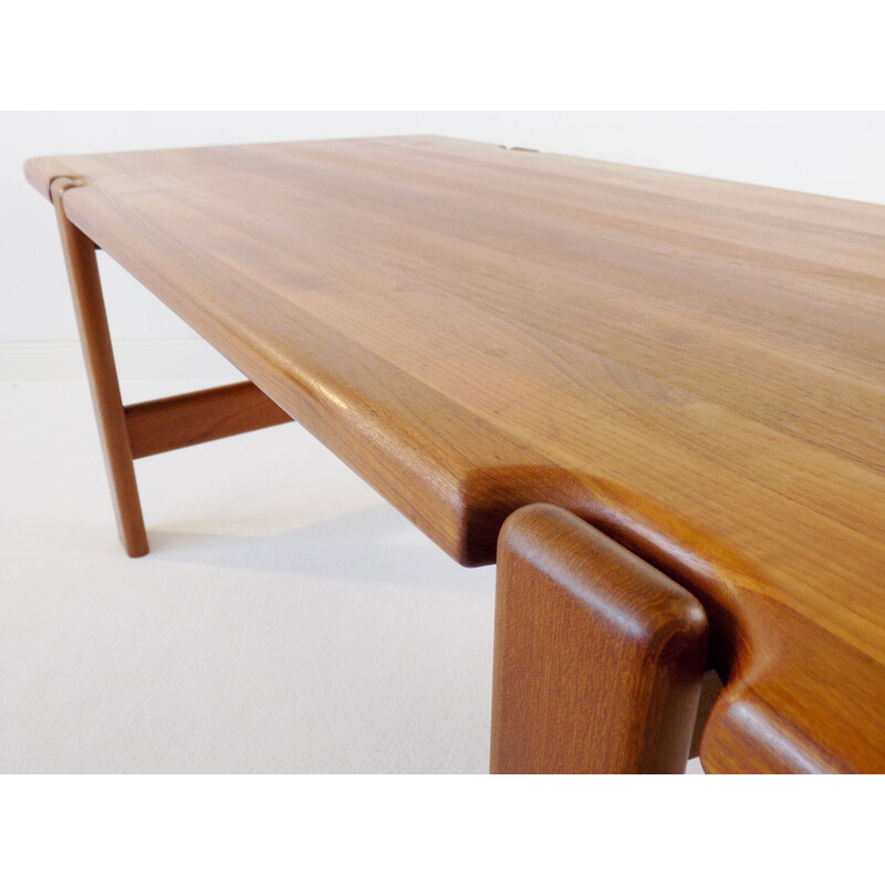 Vintage teak coffee table by Niels Bach