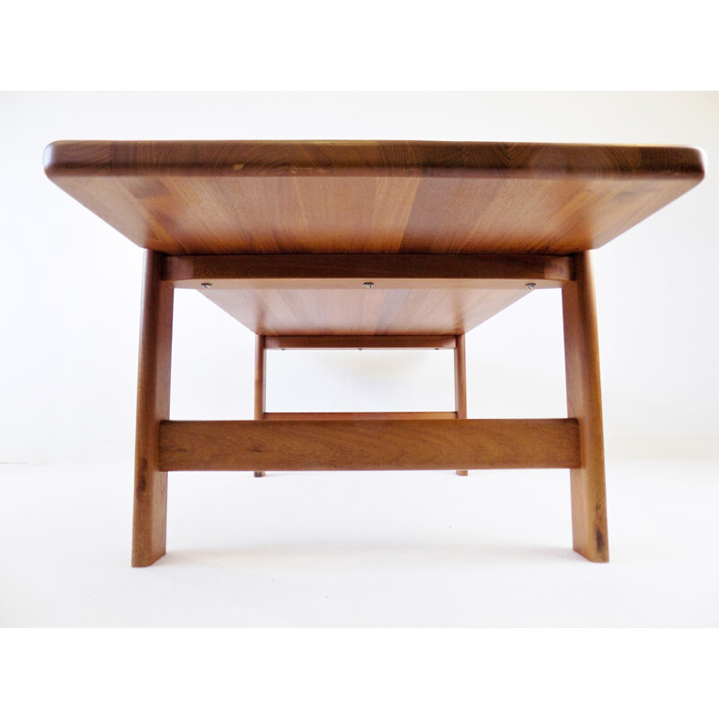 Vintage teak coffee table by Niels Bach