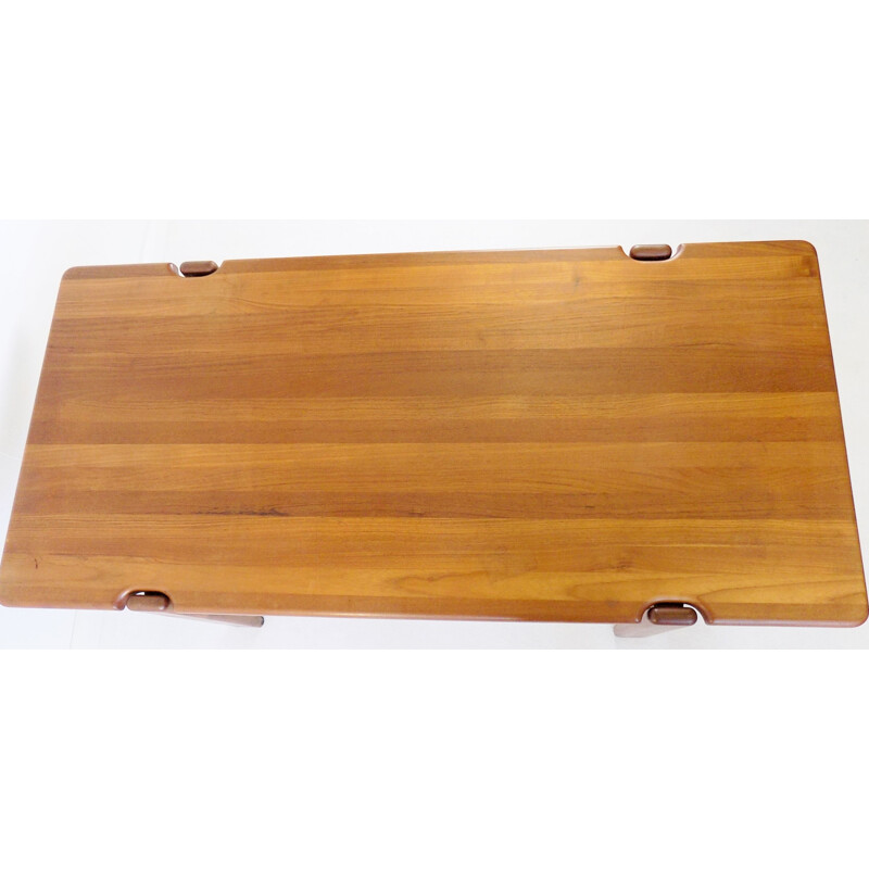 Vintage teak coffee table by Niels Bach