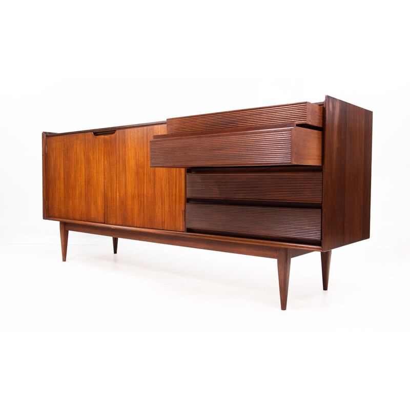 British afromosia teak vintage sideboard by Richard Hornby for Fyne Ladye, 1960s