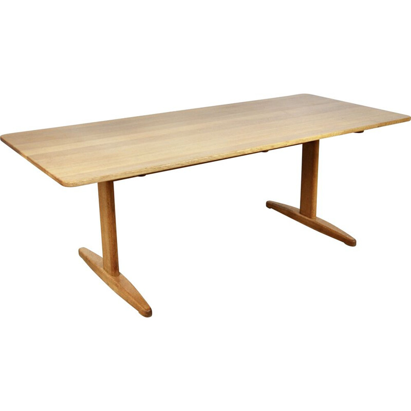 Vintage oakwood table by Børge Mogensen for C.M. Madsen, Denmark 1960