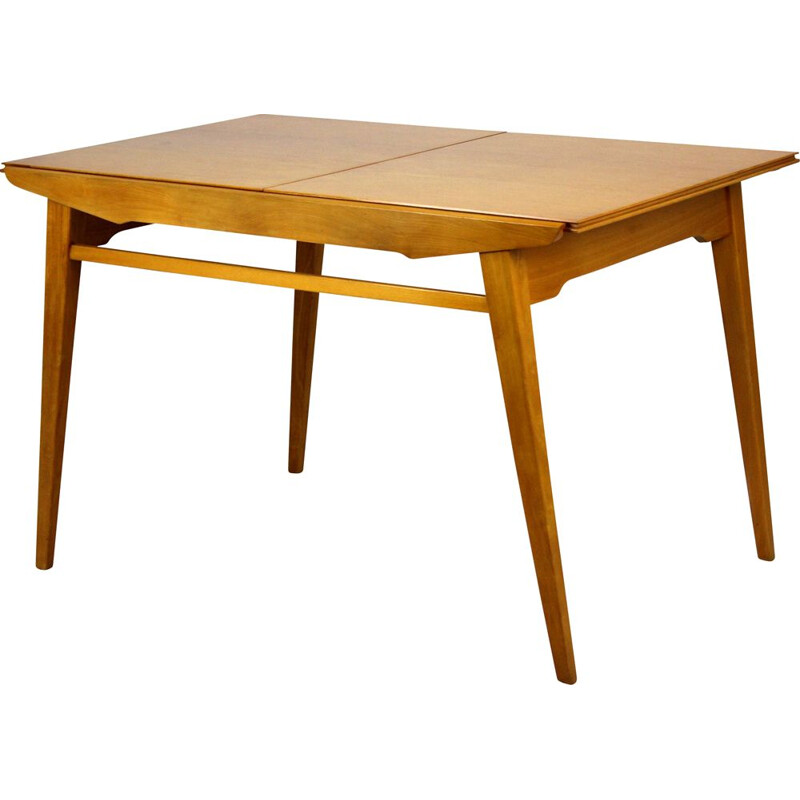 Extendable oakwood dining table from Tatra, 1960s