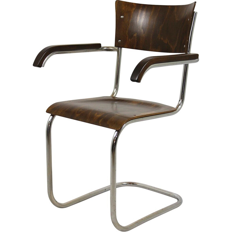 Cadeira cantilever vintage Fn 6 de Mart Stam para Mücke-Melder, 1930