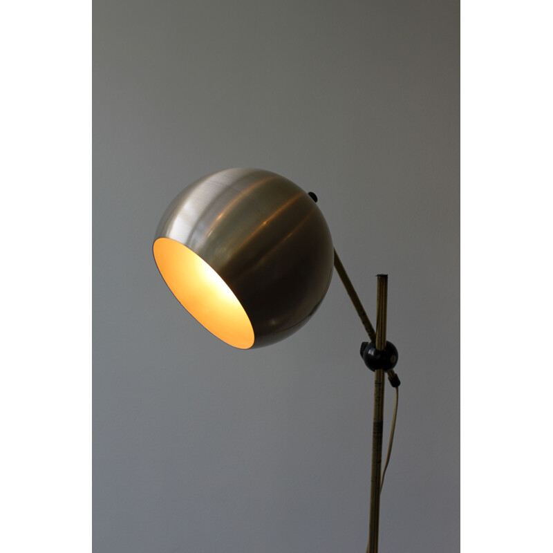 Vintage Herda floor lamp with 2 globes, 1946