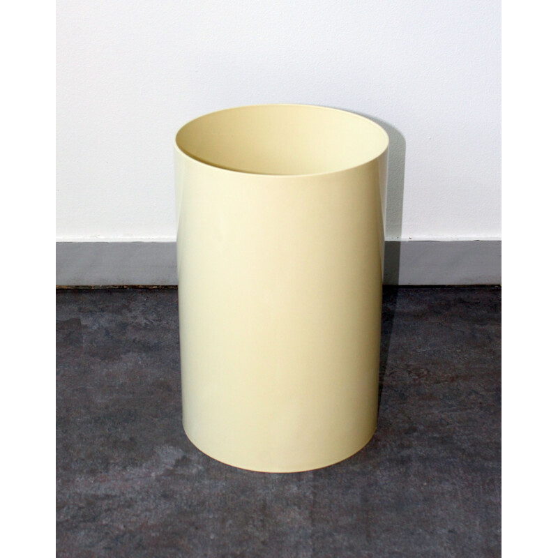 Vintage wastepaper basket model 4670 by Gino Colombini for Kartell, 1970