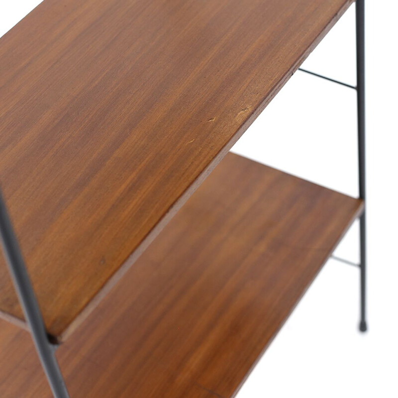 Vintage teak bookcase with three shelves, 1960s