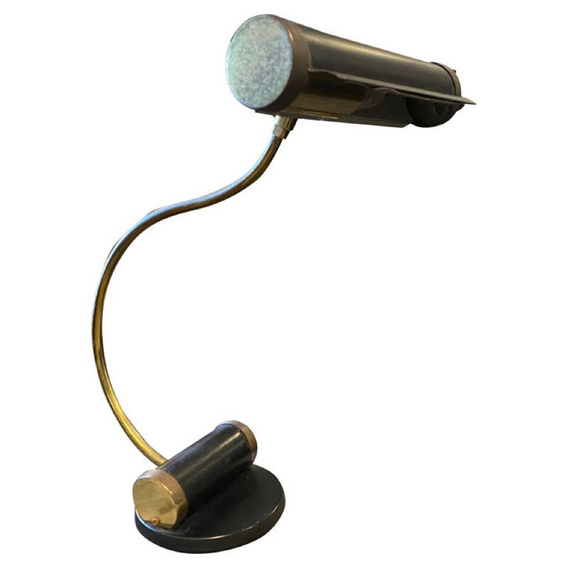 Mid-century brass Italian desk lamp, 1960s
