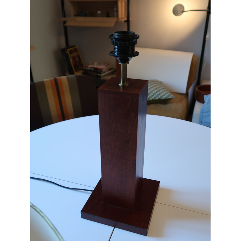 Vintage mahogany table lamp