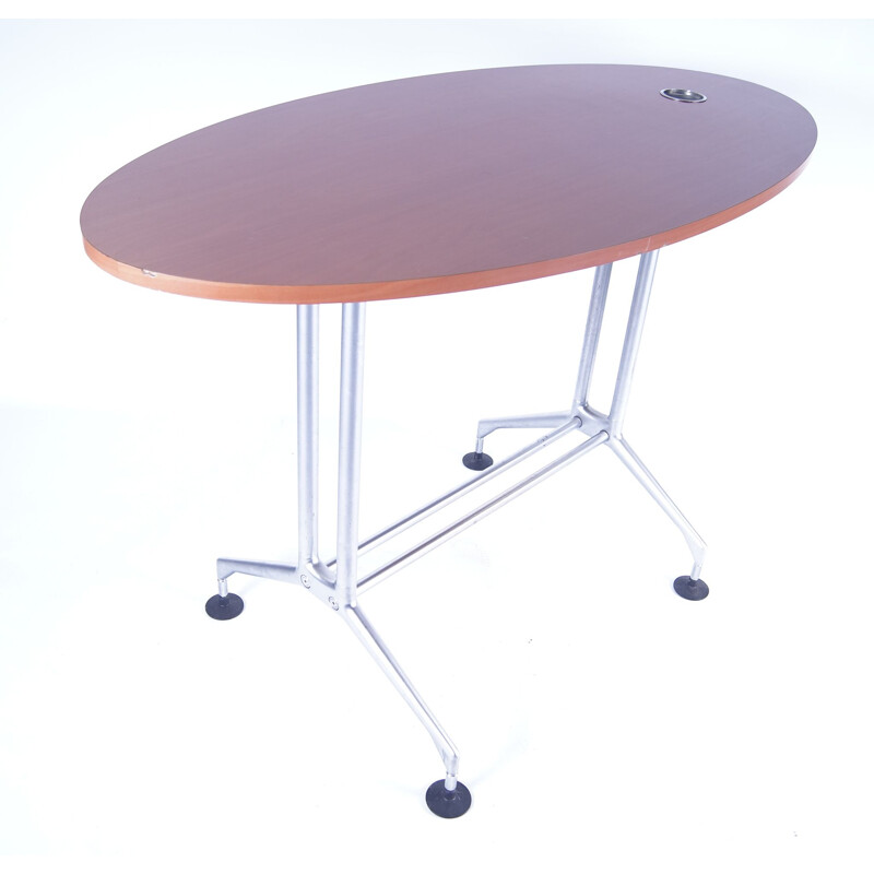 Vintage high stand table on alloy feet by Vitra Ad Hoc