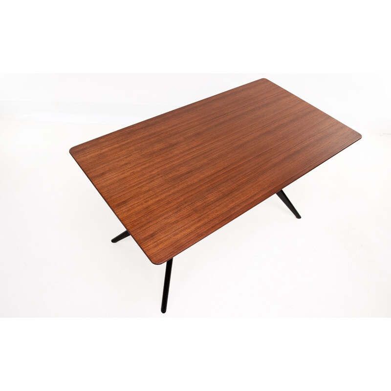 Mid century Tola teak helicopter dining table by G Plan, 1950s