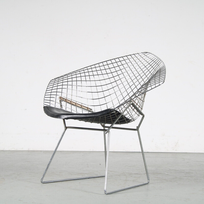 Vintage "Little Diamond" armchair by Harry Bertoia for Knoll International, USA 1970s