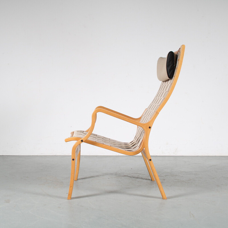 Mid century armchair and ottomane by Finn Ostergaard for Skipper, Denmark 1970s