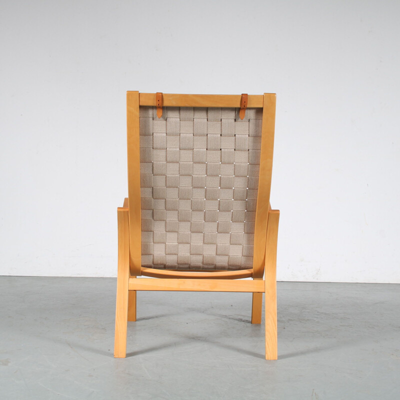 Mid century armchair and ottomane by Finn Ostergaard for Skipper, Denmark 1970s