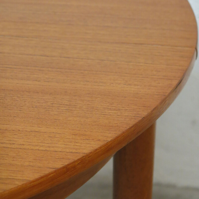 Vintage teak table with extensions, 1960