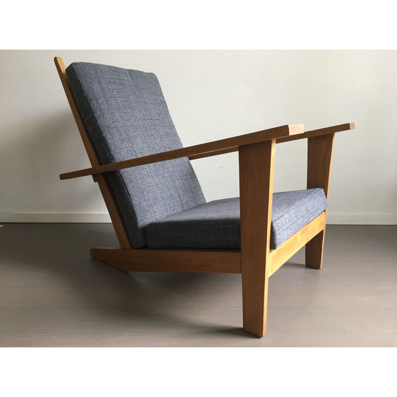 Fauteuil moderniste vintage néerlandais, 1940