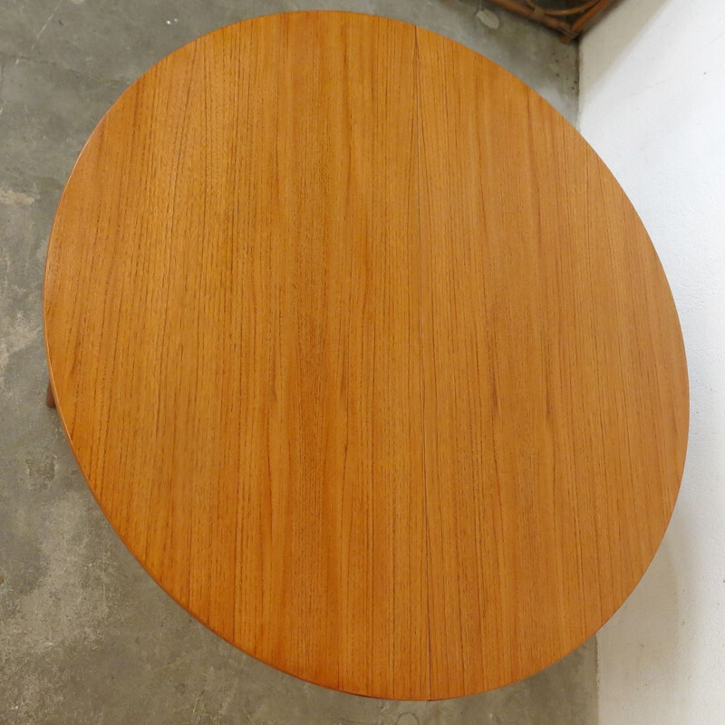 Vintage teak table with extensions, 1960