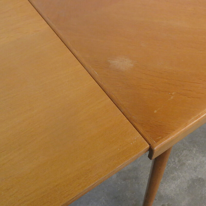 Vintage wooden table with extensions, 1950