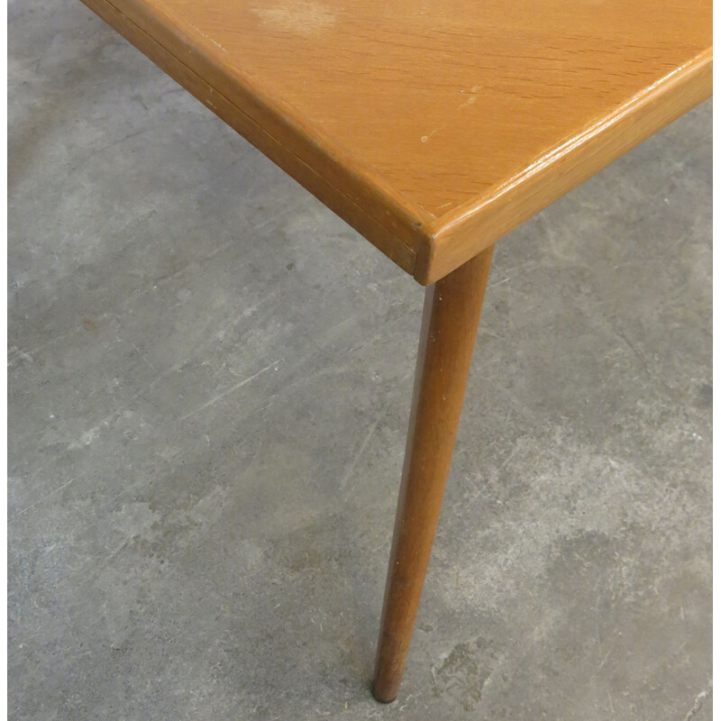 Vintage wooden table with extensions, 1950