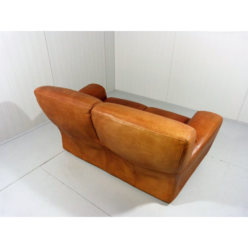 Italian vintage two-seats sofa Fatboy by Molinari, 1980s