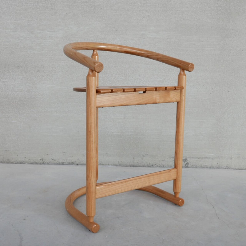 Pair of German vintage bentwood bar stools, 1980s