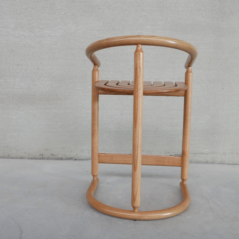 Pair of German vintage bentwood bar stools, 1980s