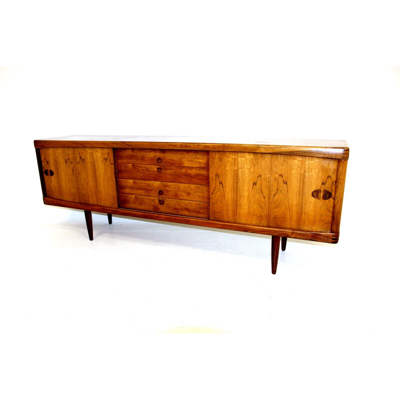 Vintage rosewood sideboard by HW Klein for Bramin, Denmark 1960