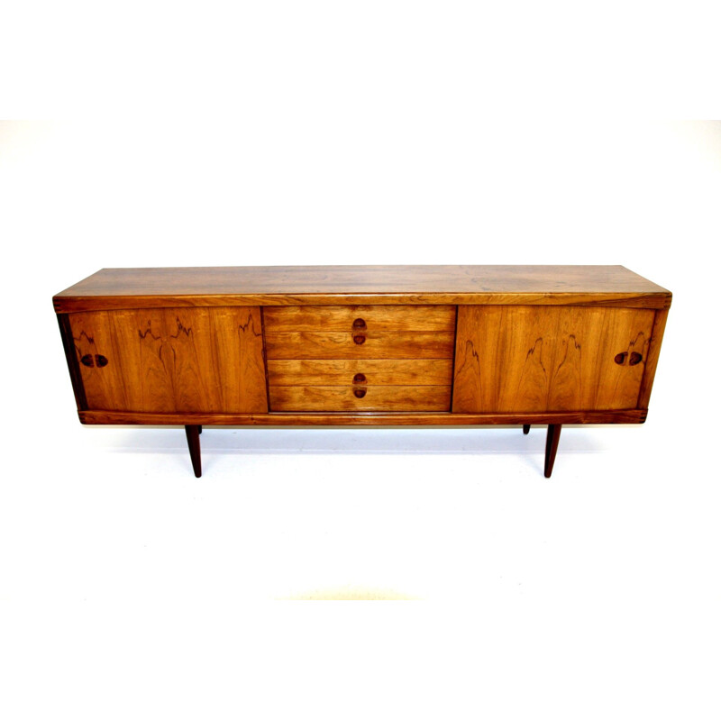 Vintage rosewood sideboard by HW Klein for Bramin, Denmark 1960