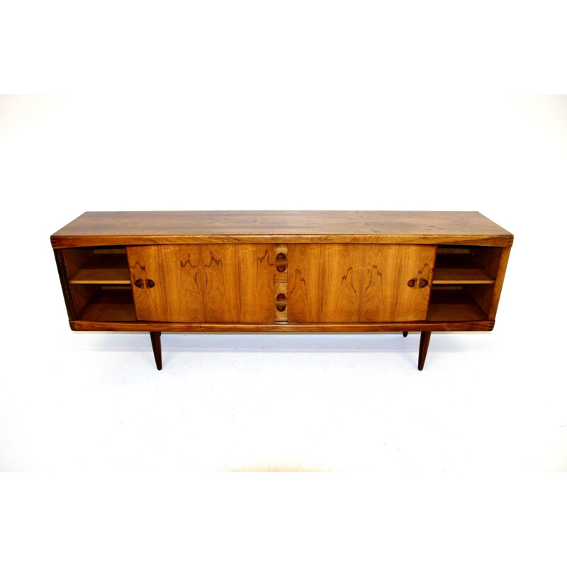 Vintage rosewood sideboard by HW Klein for Bramin, Denmark 1960