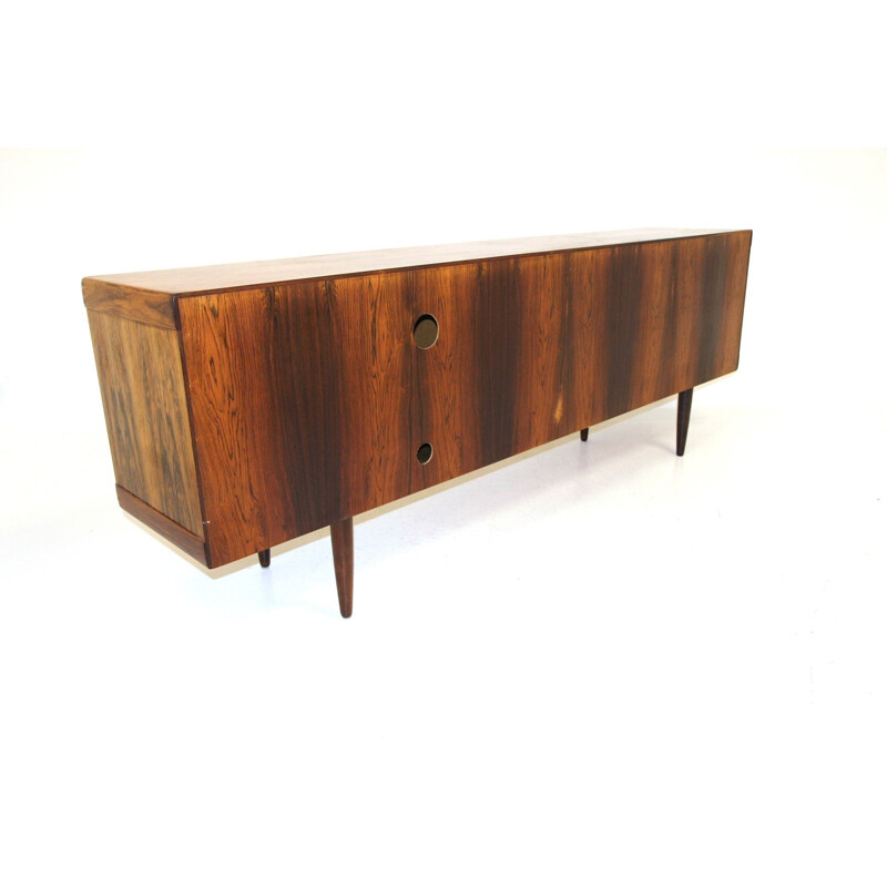 Vintage rosewood sideboard by HW Klein for Bramin, Denmark 1960