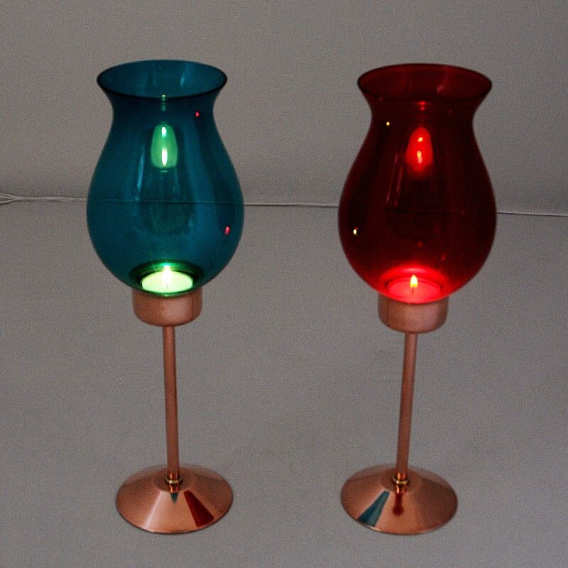 Pair of vintage Swedish candlesticks by Gnosjö Konstmide, 1960s