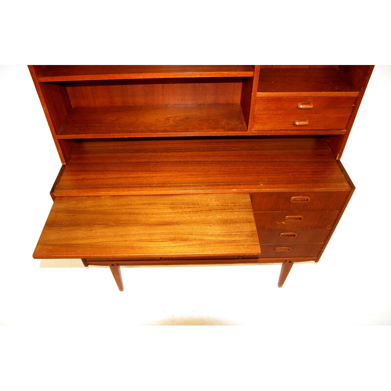 Vintage secretary in teak, Sweden 1960